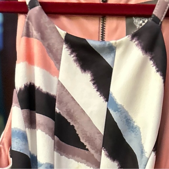 Vince Camuto Women's Geo-Print Fit
& Flare scuba Dress size 6 - Picture 5 of 6